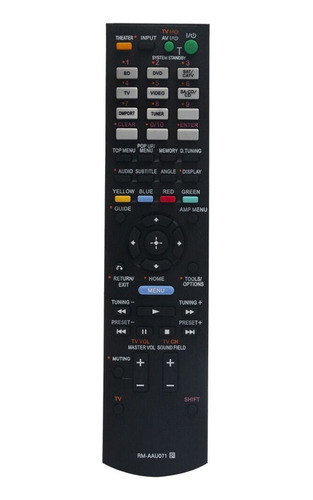 Controle Remoto Rm-aau071 Para Sony Para Ht-ss370