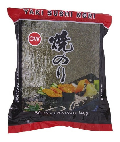 Alga Sushi Nori Gw Gold Temaki Platinum Ziplock 50 Flhs Jp