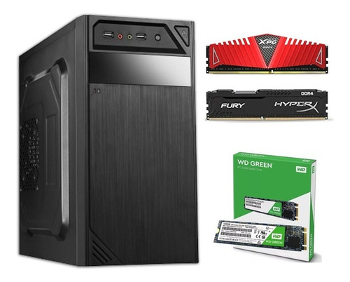 Pc Gamer A12 8870 Apu R7 8gb Ddr4 - Ssd Wd Green M.2 120gb