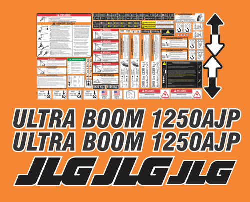 Calcomanias Elevador JLG 1250ajp