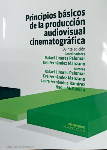 Libro Principios Basicos De La Produccion Audiovisual Cin...