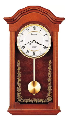 Reloj Bulova De Pared Pendulo Retro Vintage C3542 Clocks 
