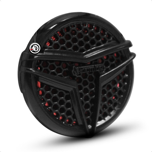 Kit 2 Mini Tweeter 120wrms Pra Carro Portas E Paineis Cor Preto