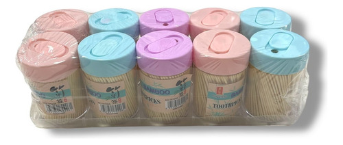 Porta Escarbadientes Natural Dolar - Diseño Elegante Y Útil Tootrick Surtido