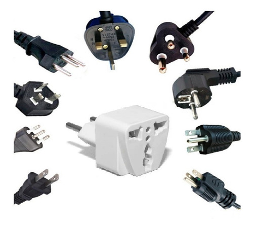 Adaptador Tomada Americana 10a Universal Internacional Ps4