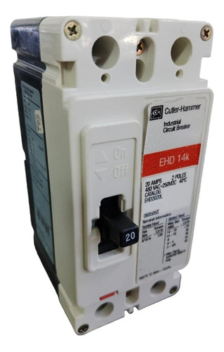 Breaker Eaton Cutler Hammer Caja Moldeada Ehd2020l 2x20 Amp