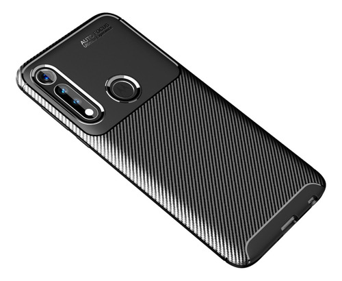 Para Motorola Moto G Power Con Textura De Fibra De Carbono T