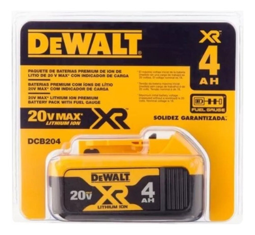 Bateria 20v Dewalt 4ah Original Dcb204