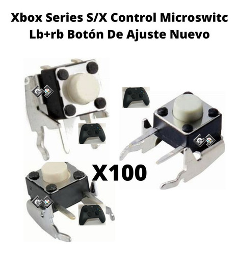 Microswitch Boton Rb+lb Control Para Xbox One 360 Series 200
