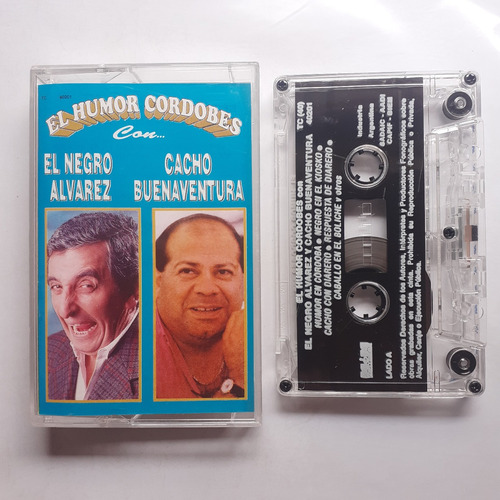 Negro Alvarez/cacho Buenaventura (humor Cordobes) Cassette