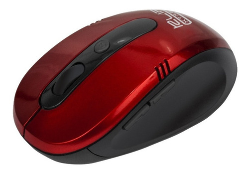 Mouse Klip Xtreme Vector Óptico Inalámbrico 1600dpi Rojo
