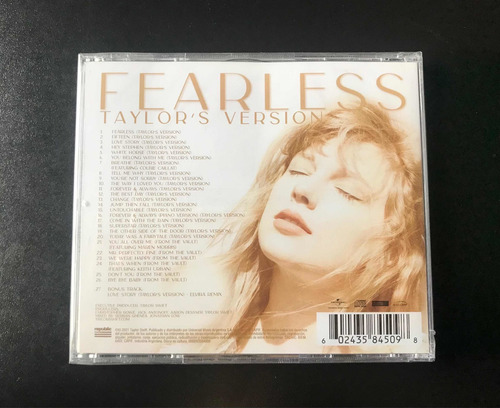 Cd Taylor Swift Fearless Taylors Version Nuevo Che Discos (Usado)