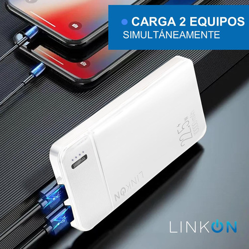 Bateria Externa Cargador Rapido Power Bank Linkon 10.000 Mah