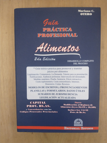 Guía Práctica Profesional, Alimentos - Mariano C. Otero