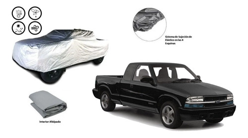 Funda Car Cover Chevrolet S10 100% Vs Clima Agua Polvo Msi