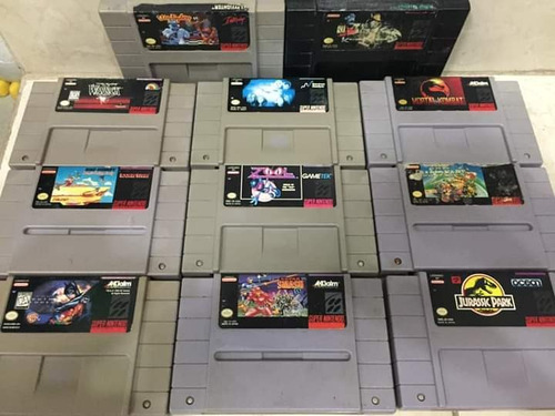 Lote De 11 Juegos Para Snes