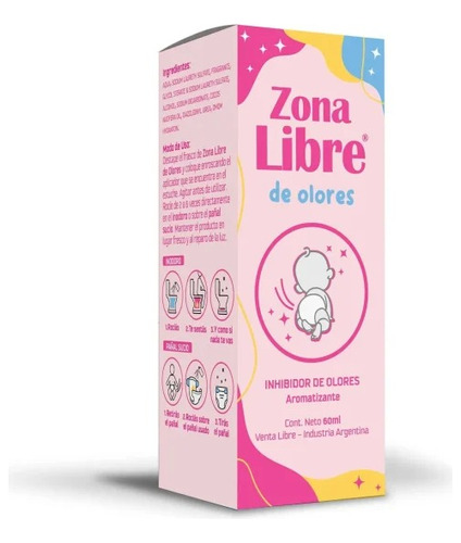 Zona Libre Inhibidor De Olores 60 Ml