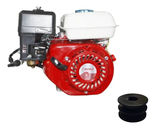 Motor De Gasolina 6.5 Hp Gx160 Raosamx Con Chumacera Polea