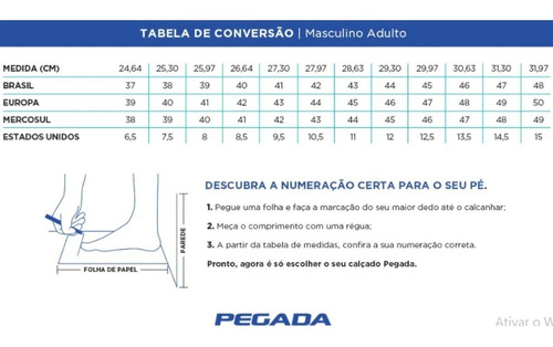Imagem 8 de 9 de Sandália Papete Masculino Couro Pegada (novo/original/nf)