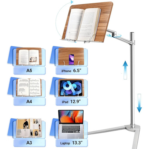 Soporte Para Libros Para Lectura, Soporte Manos Libres Alumn