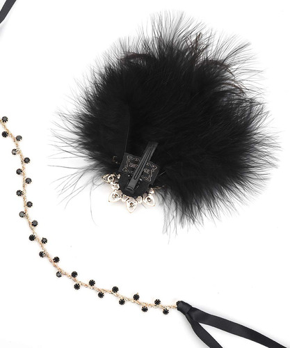 Anglacesmade - Diadema De Plumas Con Clip Para El Pelo, Dise