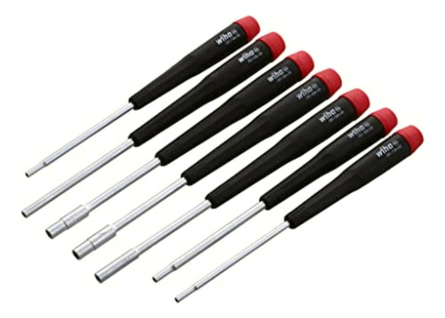 Wiha 26592 Nut Driver Set With Precision Handle, Metric, 7