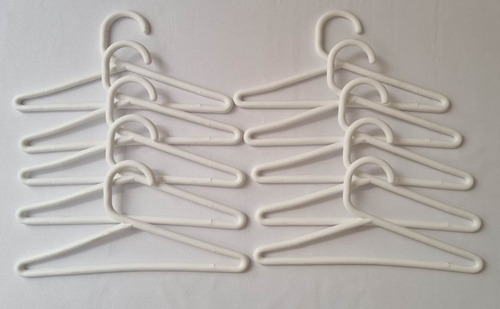 Imagen 3 de 10 de Percha Para Bebe De Plástico X10 Unidades Varios Colores