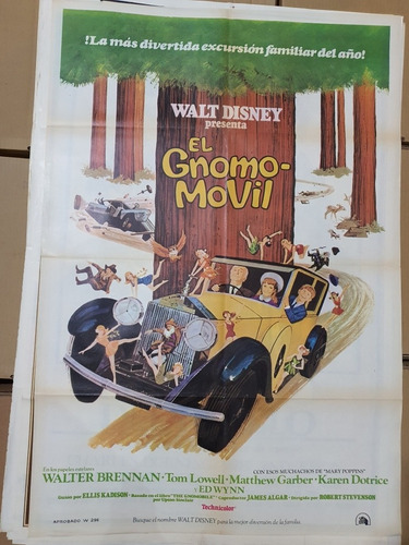 Afiche De Cine Orig.-2019-walt Disney- El Gnomo-movil