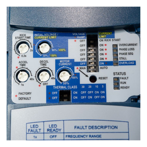Chave De Partida Soft-starter Weg Ssw080061t5sz 61a 20cv 220v/ 40cv 380v - 10874628