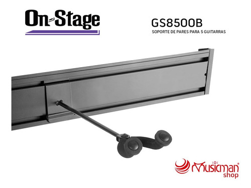 Colgador De Cinco Guitarras Gs8500b On Stage
