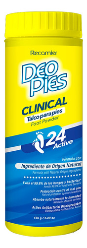 Talco Para Pies Clinical 24h 150g Deo Pies