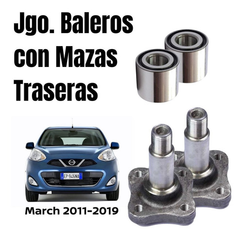 Muñones Con Baleros Traseros March 2018