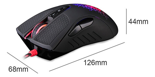 Ratón Para Juegos Con Cable Usb A90 De 4000 Dpi, Colorful Ga
