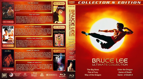 Bruce Lee En Blu-ray. Coleccion Pack 6 Peliculas!