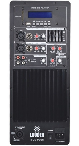 Modulo Bi Amplificado 450w Rms Rockolas O Bafles Bluetooth