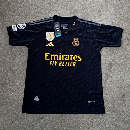 Camiseta Fútbol adidas Real Madrid Cf (alternativa) (negra)