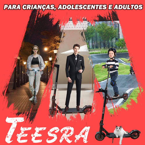 Patinete Elétrico Scooter Teesra M3 Pro,500W Patinete Elétrico,25 KM de Autonomia, Velocidade Máxima de 30 KM/H, Dobravel,Patinete Elétrico com Controle de Aplicativo Bluetooth