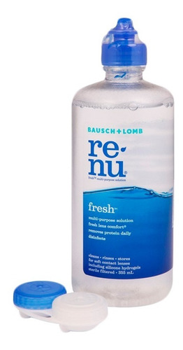 Renu Fresh 355 Solución Líquido + Estuche Lentes De Contacto