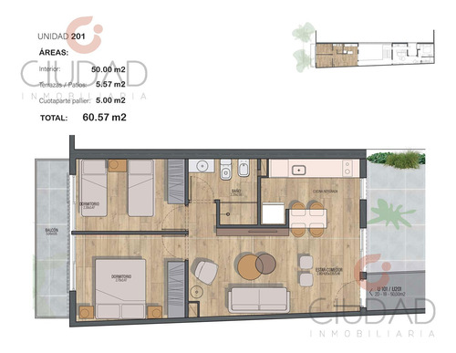 Departamento En Pocitos Nuevo