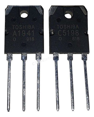 Transistor Par 2sa1941 2sc5198 (1 Par) + Resistores