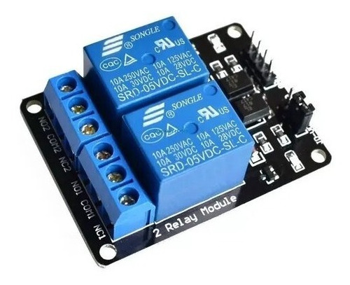 Modulo Relevadores Relay 2 Canales 5v