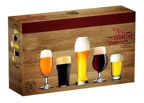 Set Cerveza Nadir 5 Piezas Kit Cervecero