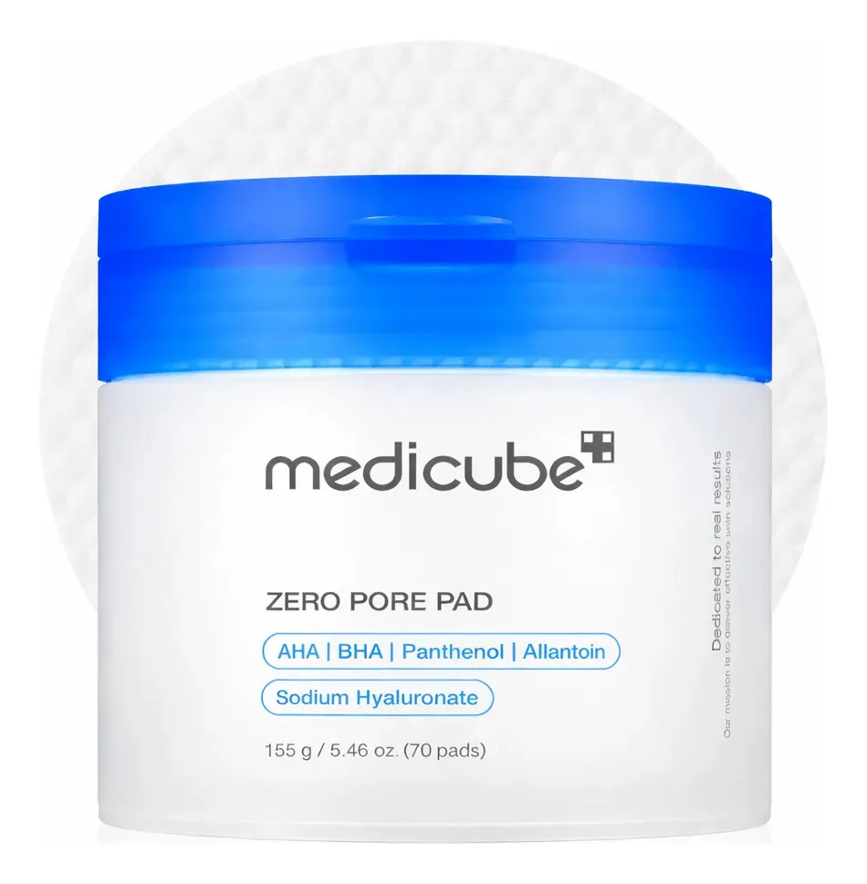 Medicube Zero Pore Pad 2.0 - 70 Almofadas Tônicas Faciais Momento de Aplicação Dia/Noite Tipo De Pele Todo Tipo De Pele