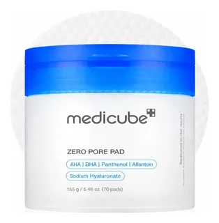 Medicube Zero Pore Pad 2.0 - 70 Almofadas Tônicas Faciais Momento de Aplicação Dia/Noite Tipo De Pele Todo Tipo De Pele
