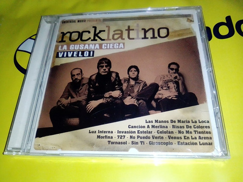 Cd La Gusana Ciega Rock Latino Vívelo 2013 Universal