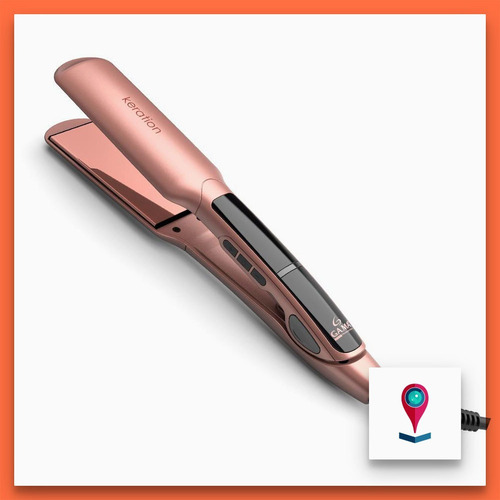 Imagen 9 de 11 de Planchita de pelo GA.MA Italy Keration X- Wide digital BECHS0000001490 rosa 110V/220V