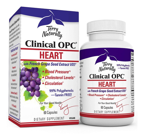 Terry Naturally Clinical Opc Heart - Complejo De Semillas De