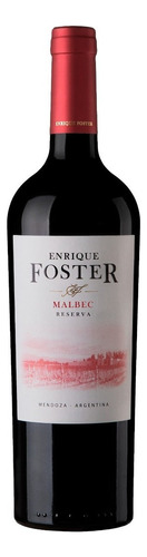 Vino Enrique Foster tinto Reserva malbec 750ml