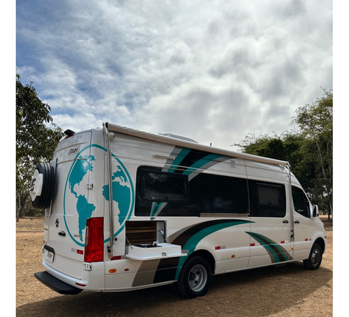 Motorhome Globe Novo Sprinter 517 Bateria Lítio E Slide Out