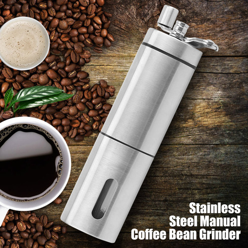Molinillo De Grano De Café Manual De Acero Inoxidable Con